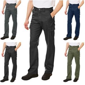 Image de Lee Cooper Pantalon de S&eacute;curit&eacute; Classique Multi-Poches pour Hommes, Noir, 38W/31L (R&eacute;gulier)