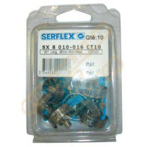 Serflex CARTE 10 COLLIERS L8 INOX18/28
