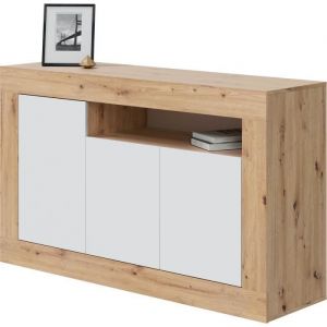 Calicosy Buffet 3 portes et un compartiment de rangement L139 cm - Baltik