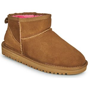Pepe Jeans Pour femme. Bottines en cuir marron Diss Funny W
