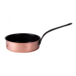 Sauteuse cuivre 24 cm + couvercle Baumalu 202524
