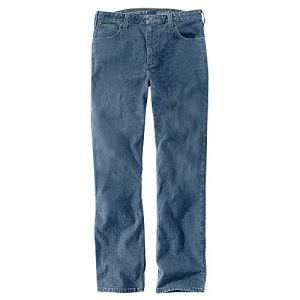 Carhartt Rugged Flex Jean fuselé 5 Poches Coupe Droite, Houghton, W33/L32 Homme