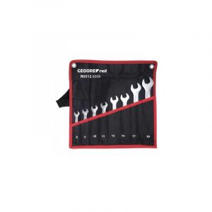 Gedore Jeu de cl&eacute;s plates doubles RED R05126008 3301081 8 pi&egrave;ces 1 pc(s)