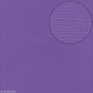 Bazzill basics paper Papier scrapbooking Bazzill 30 x 30 cm - Texture - Heidi (violet)