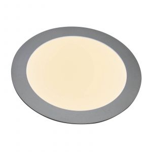 Heitronic Panneau encastré LED 27636, plat, rond, 12 W