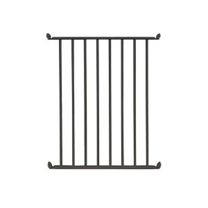 Orial - Barri&egrave;re de piscine 0m90 JADE aluminium gris RAL 7016S