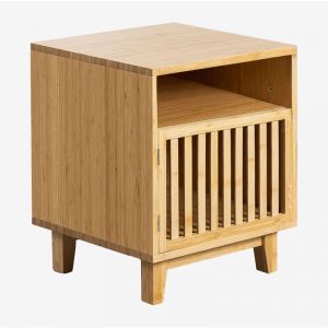 Table de chevet en bambou Albin SKLUM Bambou 50,5 cm