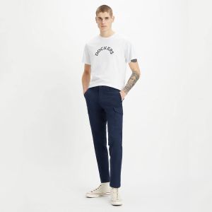 DOCKERS Pantalon cargo slim tapered stretch Marine - Taille W29/L32;W30/L30;W30/L32;W30/L34;W31/L30;W31/L32;W31/L34;W32/L30;W32/L32;W32/L34;W33/L30;W33/L32;W33/