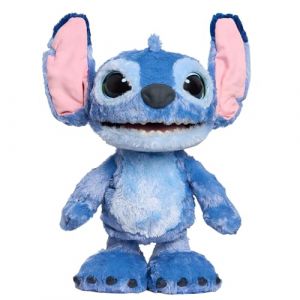Just Play Peluche Stitch Interactive de Disney de 43 cm de Haut, Plus de 100 Sons et réactions, Un Stitch Plus Vrai Que Nature, Jouet pour Enfants de 3 Ans et Plus