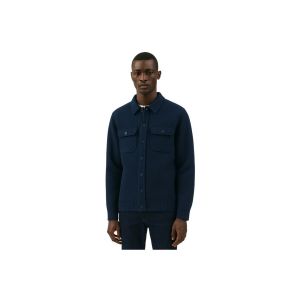 Bill Tornade Billtornade Chemise - Surchemise en laine m&eacute;lang&eacute; - marine