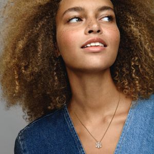 Pandora Collier Pendentif Herbier Scintillant - Taille 45 cm