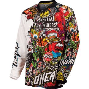 Image de O'neal Oneal Mayhem Crank Maillot Downhill Homme Multicolore