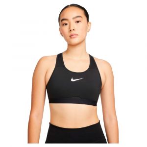 Nike Brassi&egrave;re de sport r&eacute;glable non rembourr&eacute;e &agrave; maintien sup&eacute;rieur Swoosh pour femme - Noir - Taille S (A-C) - Female