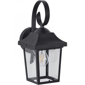 Beliani Lampe murale pour l'ext&eacute;rieur TANGON Noir