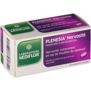Image de Merck Laboratoire Mediflor Plenesia Nervosité - 60 Comprimés