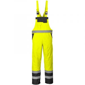 Image de Portwest Cotte à bretelles Haute Visibilité Bicolore Respirante Jaune Fluo 3XL