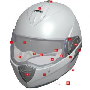 Shark Pièces détachées MOUSSES DE JOUES - EVOLINE PRO CARBON