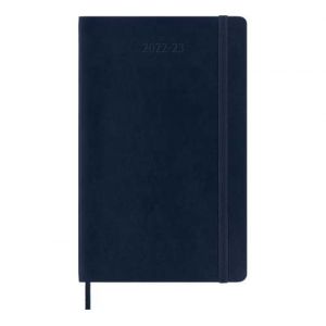 Moleskine Agenda scolaire 2022-2023 Semainier format de poche Souple Bleu