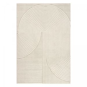 Tapis salon et chambre 80x150 gris rectangle tissé motif simple LYN9 B