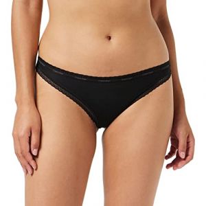 Image de Calvin Klein String signatures microfibre Noir - Couleur Noir - Taille S