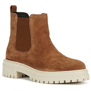 Geox Femme D Iridea Bottes de cheville, Marron,37 EU