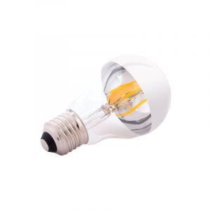 Ampoule led E27 4W 273Lm 2000&ordm;K Filament A6 R&eacute;flecteur Argent 40 000H [WR-A60-SILVER-4W-WW]