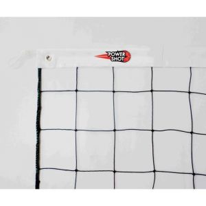 Filets de Volley-Ball - POWERSHOT - Différents modèles au Choix - De débutant jusqu'à Expert - Parfait pour Les Clubs (Filet de Volley-Ball Maille 2mm)