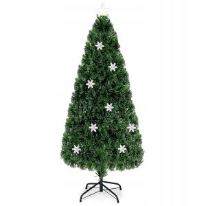 Sapin de No&euml;l Coast - 220 Branches - Lumi&egrave;res Led - 180 x 81cm - Vert