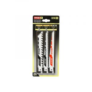 Image de Ryobi Pack Scie sabre R18RS-0 - 18V OnePlus - sans batterie ni chargeur - Lot de 3 lames RAK3RBWM sp&eacute;ciales scie sabre