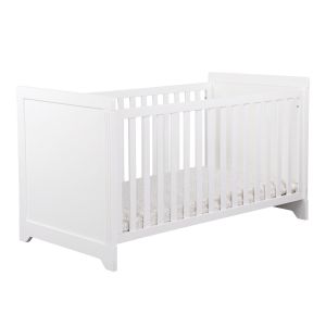 Image de Akiten Retail - Lit bebe evolutif Mona Blanc 70x140 cm - Blanc