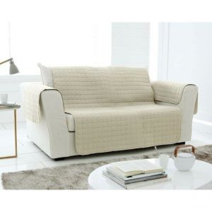 Protège-fauteuil matelassé - Beige