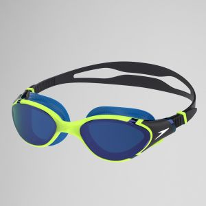 Speedo Lunettes de natation unisexe pour adulte Biofuse 2.0 Mask Electric Lime/Cobal, taille unique