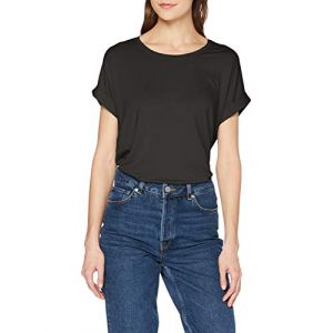 Only NOS Onlmoster S/s O-Neck Top Noos JRS T-Shirt, Noir (Black Detail: Solid Black), 38 (Taille Fabricant: Small) Femme