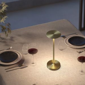 Millumine Lampe de table sans fil Sense laiton mat