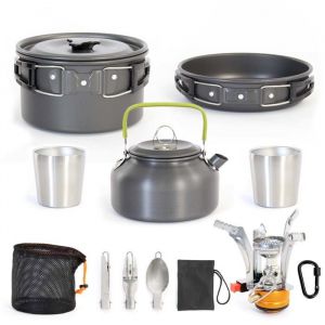Toboli Set de vaisselle Campin