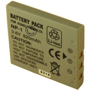 Otech Batt pour rempl KONICA MINOLTA NP-1 3.6V L8/9 - Garantie 1 an