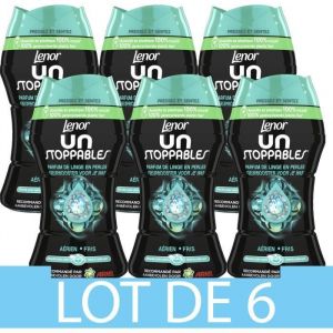 Image de Lenor Parfum de linge en Perles - Unstoppables Aérien - 154g - Lot de 6