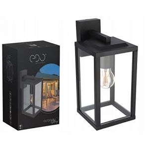 Applique extérieure étanche IP44 GAIA T E27 noir EDO777369 Garden Line - EDO - GAIA T - Aluminium - LED - Noir