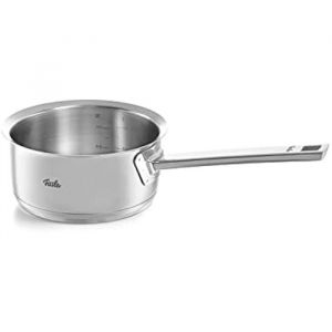 Fissler Original-Profi Collection Casserole à Queue en Acier Inoxydable (Ø 16 cm, 1,4 l) Petite Casserole à lait, Graduation Intérieure – Compatible Induction