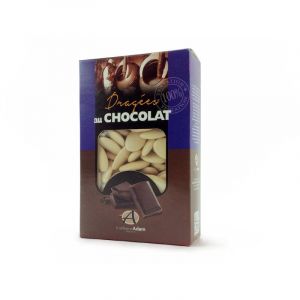 Axho Sachet 500g de dragées CHOCOLAT - Ecru brillant