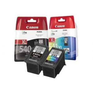 Canon PG540XL-CL541XL 2 Cartouches d'encre avec Puce pour Imprimante Pixma MG3550 Noir/Couleur
