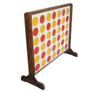 Carrom Art Puissance 4 G&eacute;ant en bois