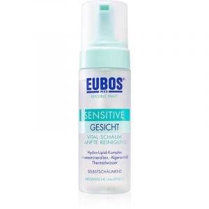 Eubos Sensitive mousse nettoyante pour apaiser et fortifier la peau sensible 150 ml