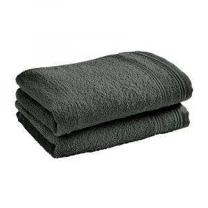 Univers d&eacute;cor Coton Pur - 4 Serviettes Invite Spa neige