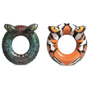 Bestway Bouée gonflable crododile / tigre Ø 91cm