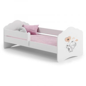 Lit enfant FALA BAR 140x70 Elephant avec matelas