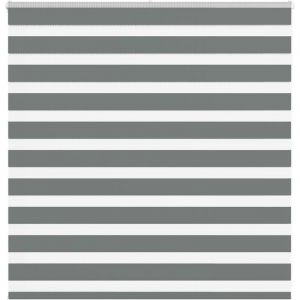 VidaXL Store zèbre gris foncé largeur du tissu 135,9 cm polyester
