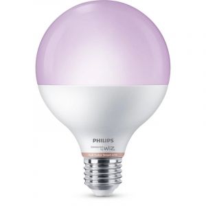 Philips Ampoule intelligente G95 E27 11 W Wi-Fi Bluetooth r&eacute;glable blanc