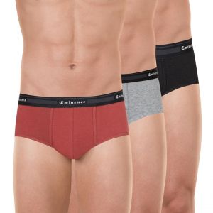 Eminence Lot de 3 slips homme Tailor multicolore en coton