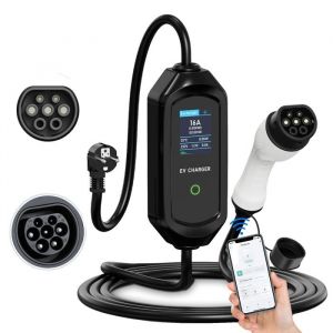 Oem Chargeur de voiture &eacute;lectrique portable, 3600W de puissance, courant de charge r&eacute;glable, type2